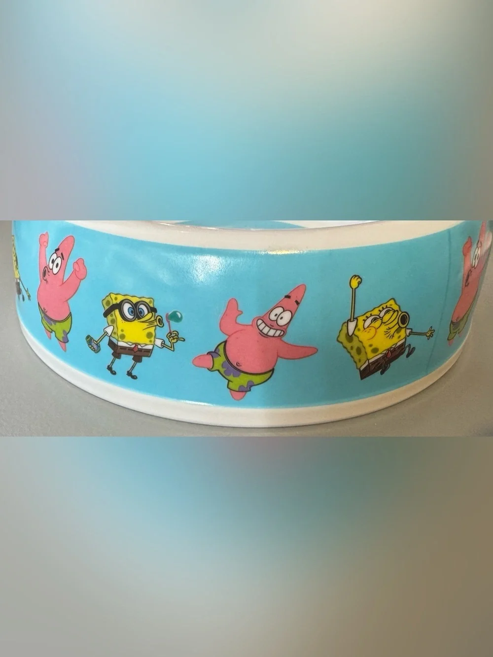 SpongeBob SquarePants Yellow & White Pet Bowl Patrick star playing dog feeding
